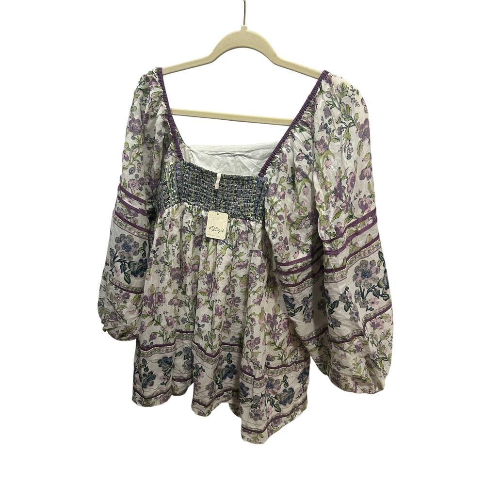 Free People Endless Afternoon Mini Babydoll Tea Dress Small NWT - Picture 3 of 5